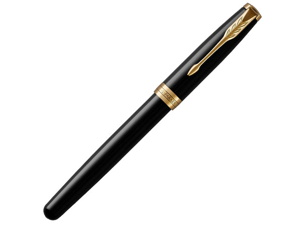 Parker Parker Sonnet  (2016 Edition) Black Lacquer with Gold Roller Ball Pen (1931496) freeshipping - RiNo Distribution