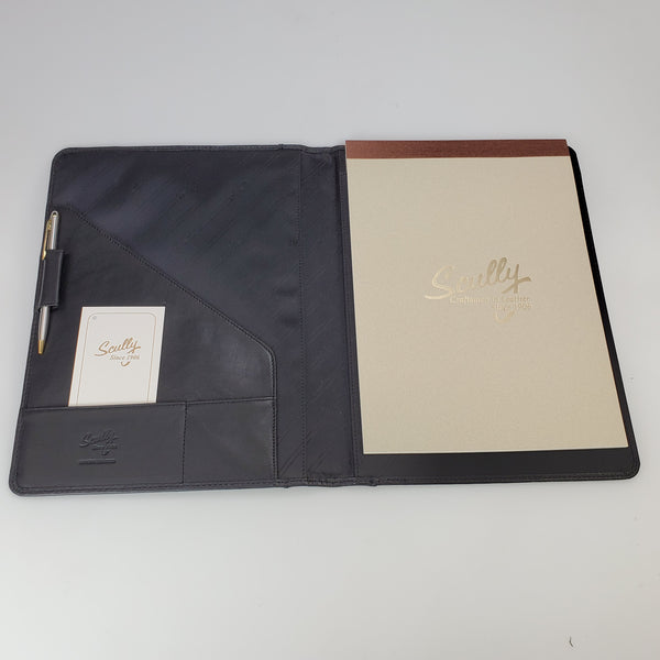 Scully Scully Black Plonge Leather Writing Pad Cover (5012) freeshipping - RiNo Distribution