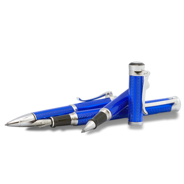 5280 5280 Majestic Blue Chevron Ballpoint Pen freeshipping - RiNo Distribution