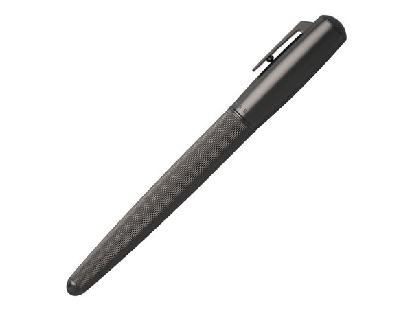 Hugo Boss Hugo Boss Pure Matte Gunmetal Roller Ball Pen freeshipping - RiNo Distribution