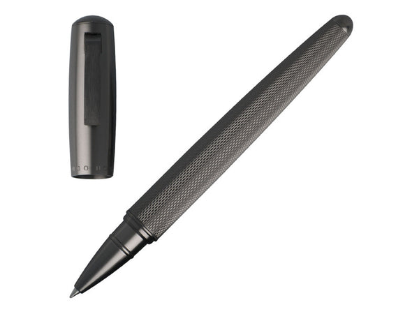Hugo Boss Hugo Boss Pure Matte Gunmetal Roller Ball Pen freeshipping - RiNo Distribution