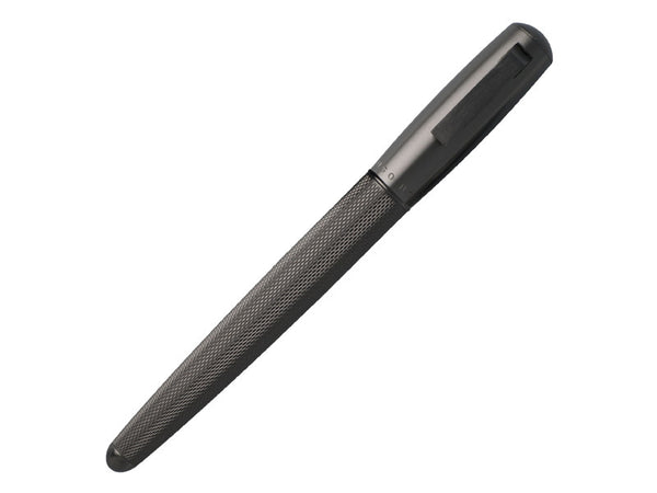Hugo Boss Hugo Boss Pure Matte Gunmetal Roller Ball Pen freeshipping - RiNo Distribution