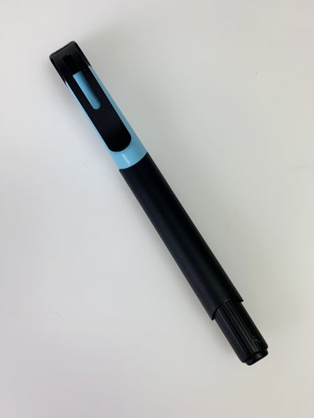 ONLINE of Germany ONLINE of Germany Academy Soft Touch Black/Sky Blue Medium Fountain Pen freeshipping - RiNo Distribution