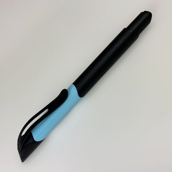 ONLINE of Germany ONLINE of Germany Academy Soft Touch Black/Sky Blue Medium Fountain Pen freeshipping - RiNo Distribution