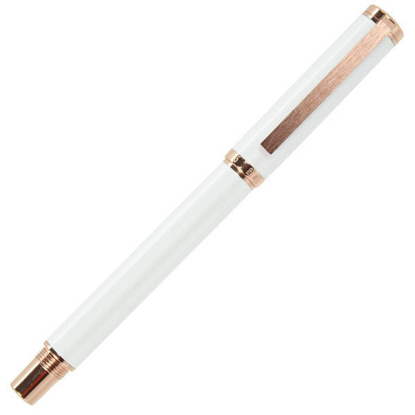 5280 5280 Aspire Pearl White and Rose Gold Medium Fountain Pen freeshipping - RiNo Distribution