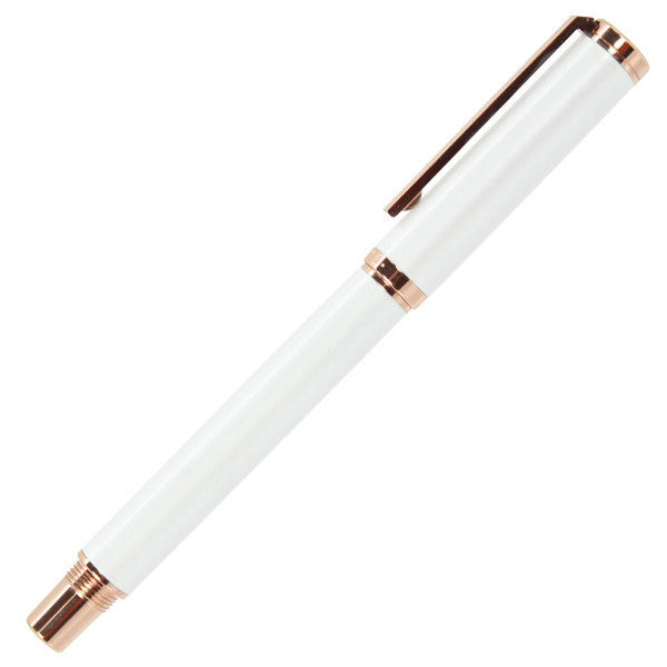 5280 5280 Aspire Pearl White and Rose Gold Medium Fountain Pen freeshipping - RiNo Distribution