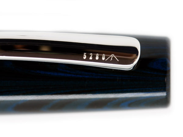 5280 5280 Blue Ebonite Roller Ball Pen freeshipping - RiNo Distribution