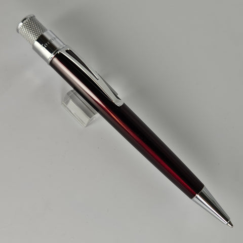Retro 51 Black Cherry Tornado Snapper Ballpoint Pen (TSB-016) - New/Sealed