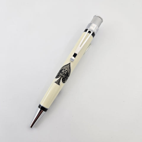 Retro 1951 Royale Ace of Spades Tornado Roller Ball Pen ( VRR-1365) - NEW