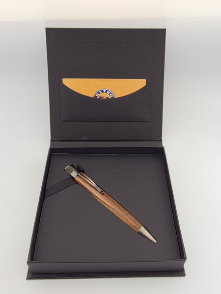 Retro 51 Zebra Wood Paradise Pen Tornado Roller Ball L.E. #001/200!