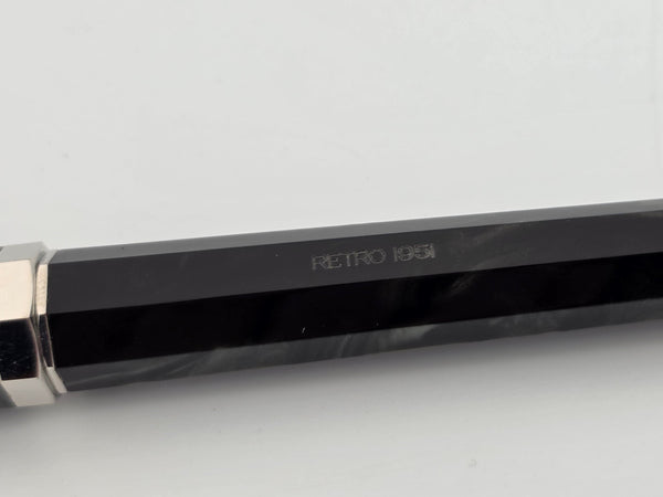 Rare Retro 51 Double 8 Black Onyx Medium Fountain Pen - Unused