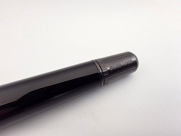 Rare Edelberg Tachys Schwarz Fountain Pen - Swiss Made - New/Unused - Medium Nib