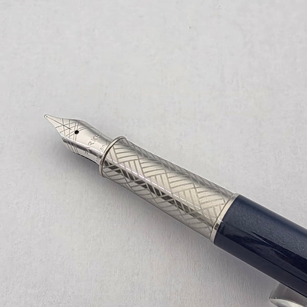 Parker Executive Blue 18kt Sonnet Fine Fountain Pen (1930260) - NIB