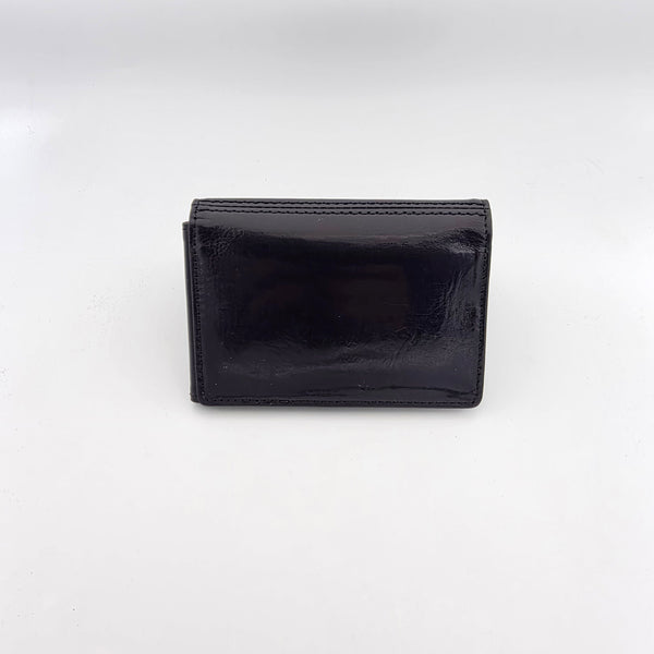 Bosca Old Leather Black Tri Fold Card Case (#44412-59) - New