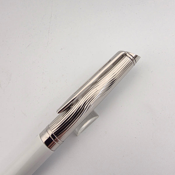 Waterman Hemisphere Deluxe White Wave Medium Fountain Pen (S0921270) NEW