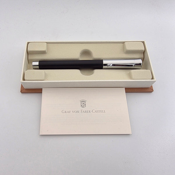 Graf von Faber Castell Black Tamitio Roller Ball Pen (#141571) NEW