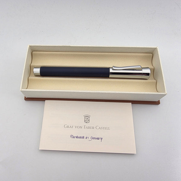 Graf von Faber Castell Night Blue Tamitio Roller Ball Pen (#141573) NEW