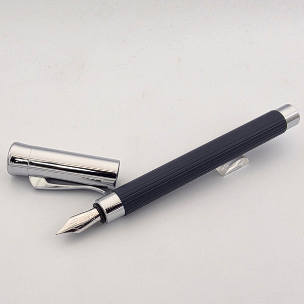 Graf von Faber Castell Night Blue Tamitio Medium Fountain Pen (#141710) NEW