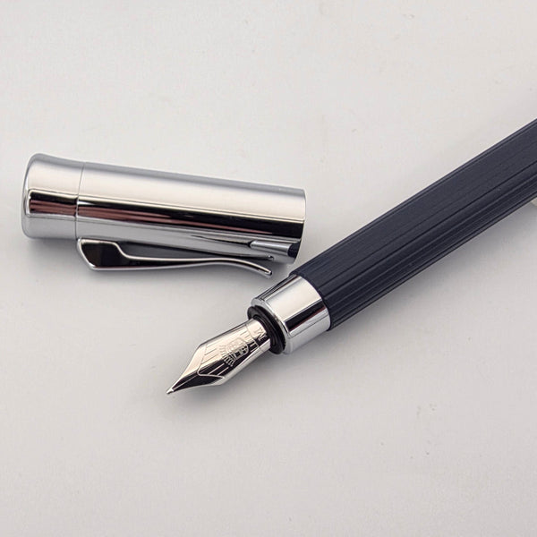 Graf von Faber Castell Night Blue Tamitio Medium Fountain Pen (#141710) NEW