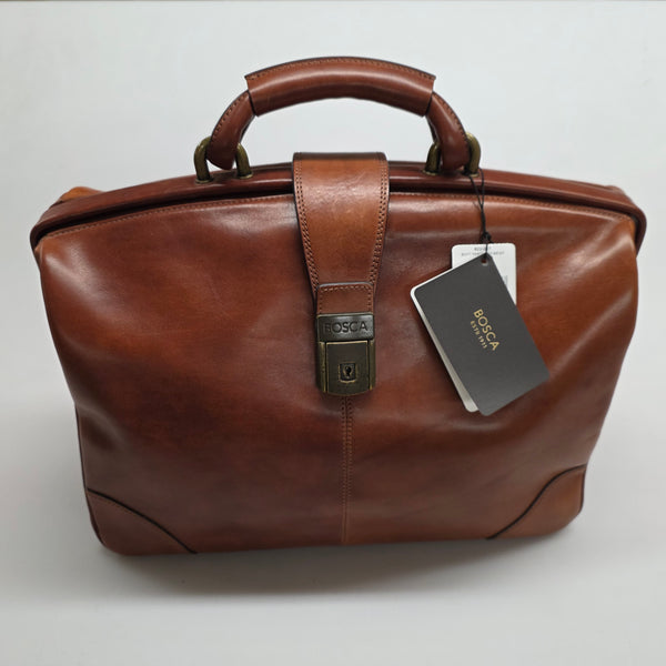 Bosca Leather Dolce Soft Partner's Brief Amber #822 217