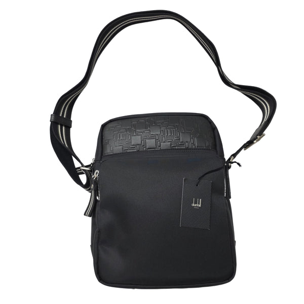 Dunhill d-eight North South leather and nylon man bag