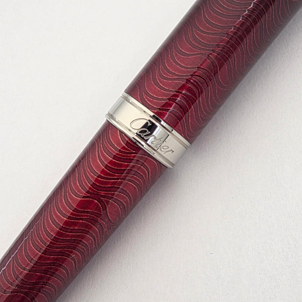 Cartier Limited Edition Art Deco Red Lacquer Ballpoint Pen (ST260013)