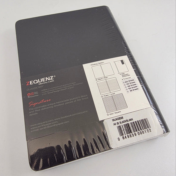 Zequenz Classic 360 Signature Series Black - Blank Pages SMJM003BB