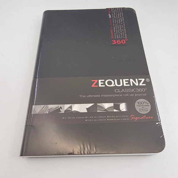Zequenz Black A5 Notebook with blank pages