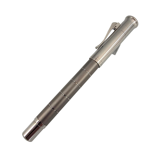 Graf von Faber Castell Titanium Anello roller ball pen side view