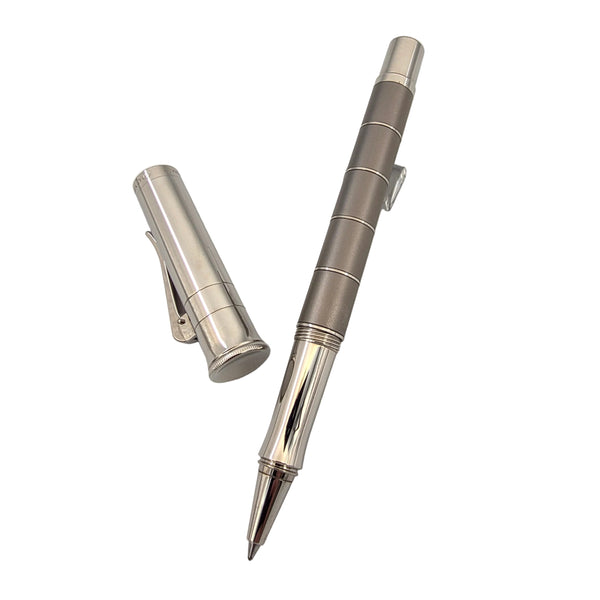 Graf von Faber Castell Titanium Anello Roller ball pen uncapped