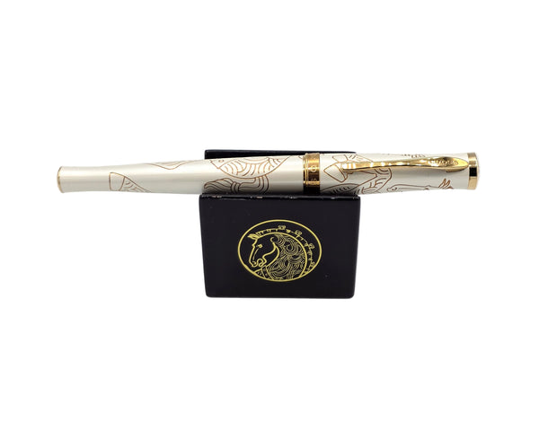 Cross Zodiac 2014 Year of Horse Imperial White 18kt Gold M Fountain Pen