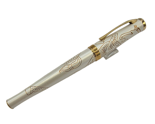 Cross Zodiac 2014 Year of Horse Imperial White 18kt Gold M Fountain Pen