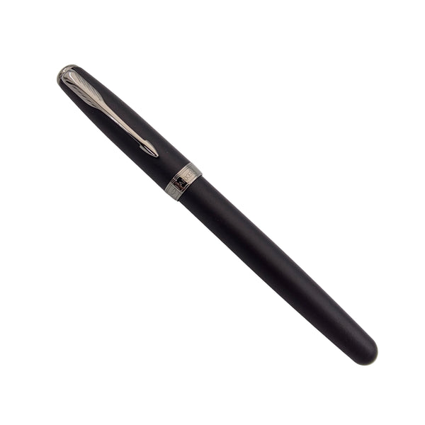 Parker Pen Executive Black 18kt Gold Matte Black and Gunmetal Medium Fountain Pen 1930483