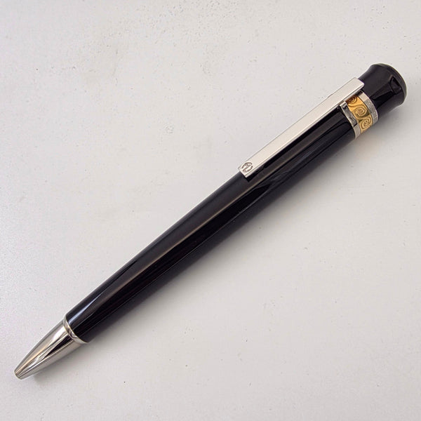 Achim Velte Wave Rose/Black Ballpoint Pen - Made in Germany