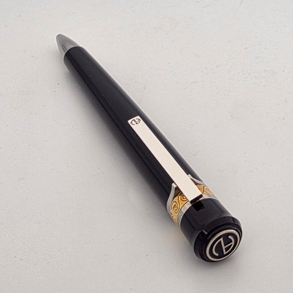 Achim Velte Wave Rose Gold and Black Ballpoint Pen