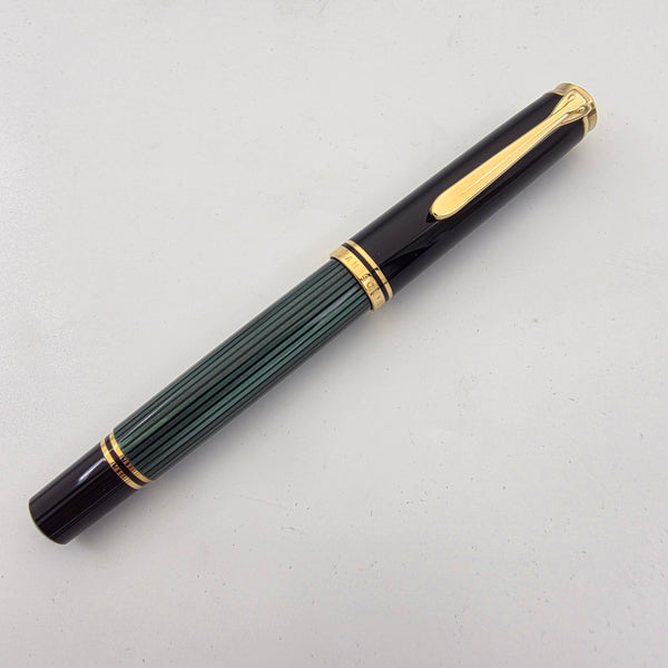 Pelikan R800 Green and Black Rollerball Pen New in Box