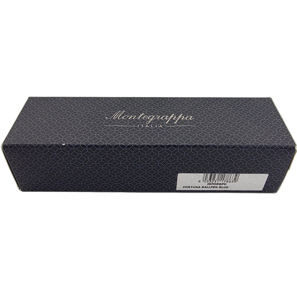 Montegrappa Blue and Palladium Fortuna Ballpoint Pen