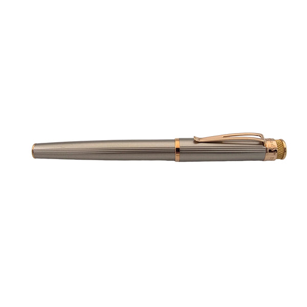 Retro 51 White Nickel Medium Tornado Fountain Pen VRF-1312 New/Sealed