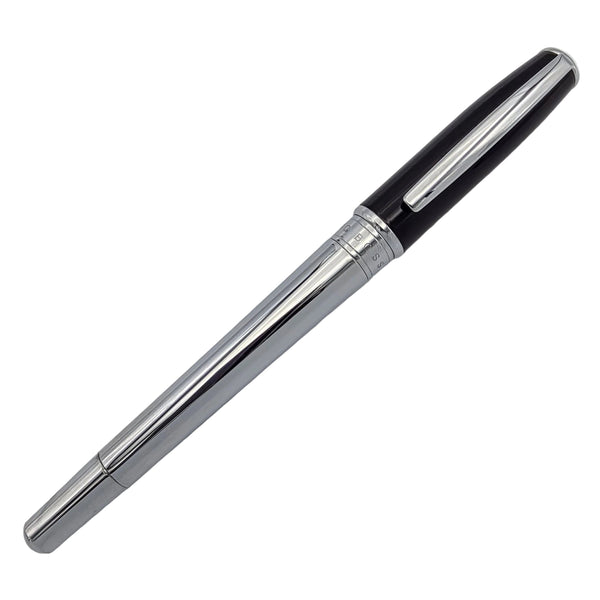 Hugo Boss Essential black/chrome rollerball pen 
