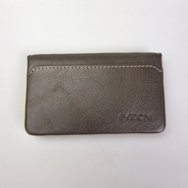 Boconi Magnetic Leather Card Case - "Kylie" Fern w/RFID (#905-6527) New