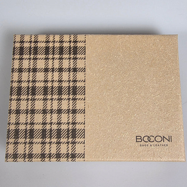 Boconi Magnetic Leather Card Case - "Kylie" Black w/RFID (#905-1002) New