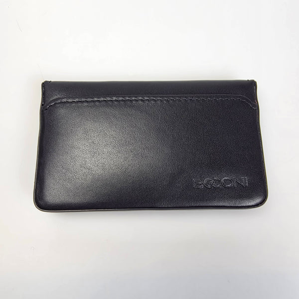 Boconi Magnetic Leather Card Case - "Kylie" Black w/RFID (#905-1002) New