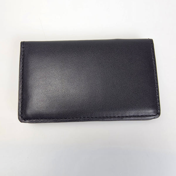 Boconi Magnetic Leather Card Case - "Kylie" Black w/RFID (#905-1002) New