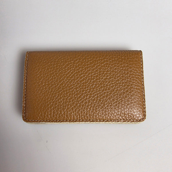 Boconi Magnetic Leather Card Case - "Kylie" Toast w/RFID (#905-4627) New