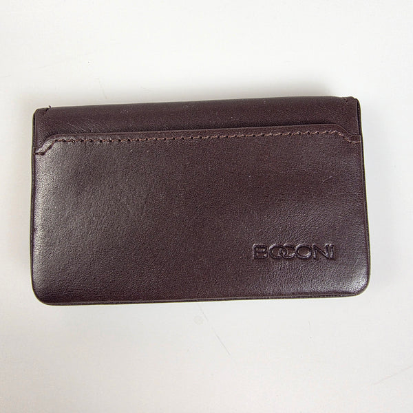 Boconi Magnetic Leather Card Case - "Kylie" Espresso w/RFID (#905-2802) New