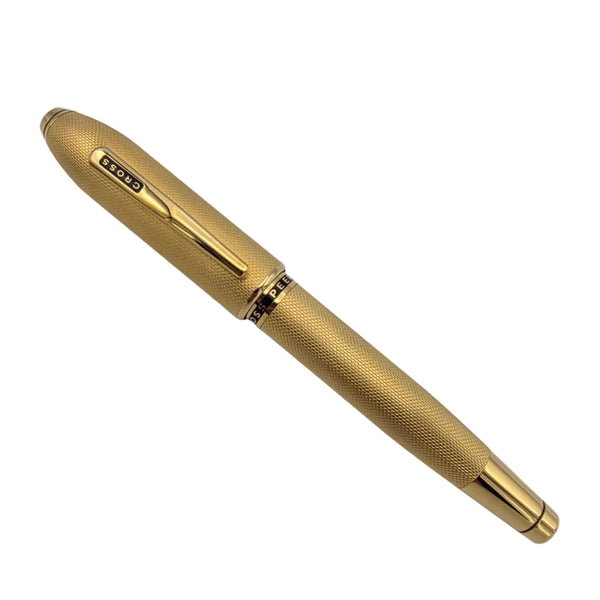 Cross Peerless 125 Fountain Pen in 23kt Gold Plated - Medium Point
