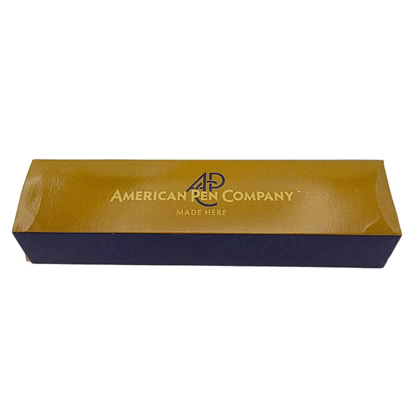 American Pen Company Independence Black and Gold Twist Ballpoint