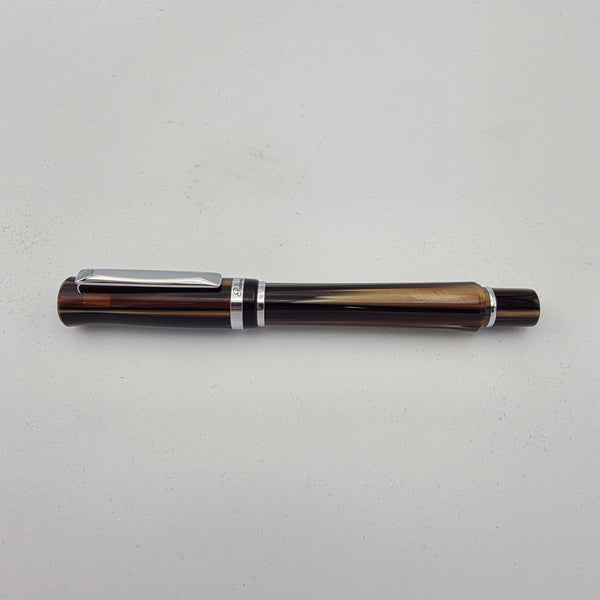 Padrino Contour Tiger's Eye Brown Acrylic Roller Ball Pen
