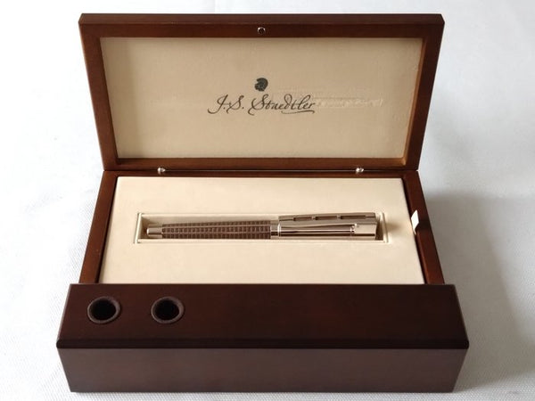 Staedtler Premium Princeps Walnut Wood CT Medium Fountain Pen - New in Box