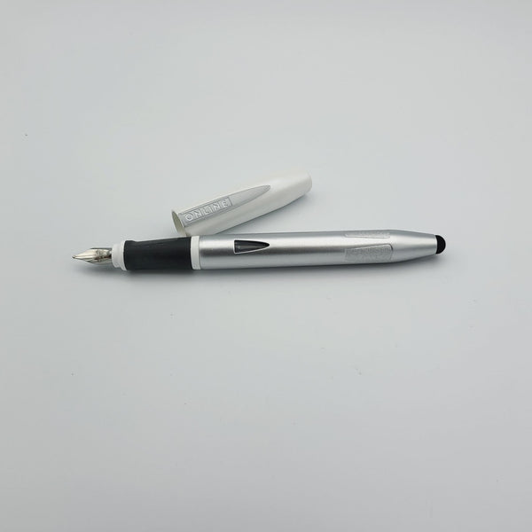ONLINE of Germany "Switch" Fountain Pen/Touchscreen Stylus - Pearl White/Satin S